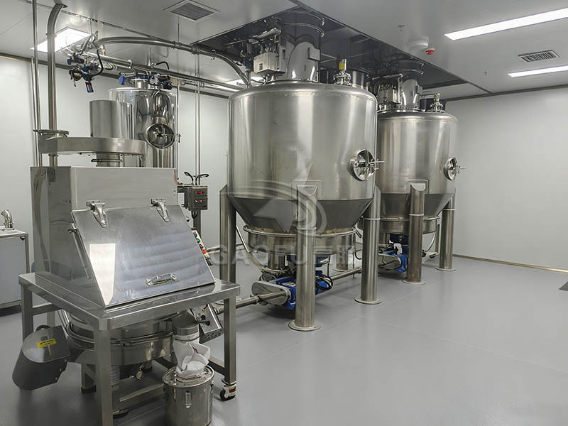 饃干輸粉配料系統(tǒng) 配料系統(tǒng)客戶現(xiàn)場